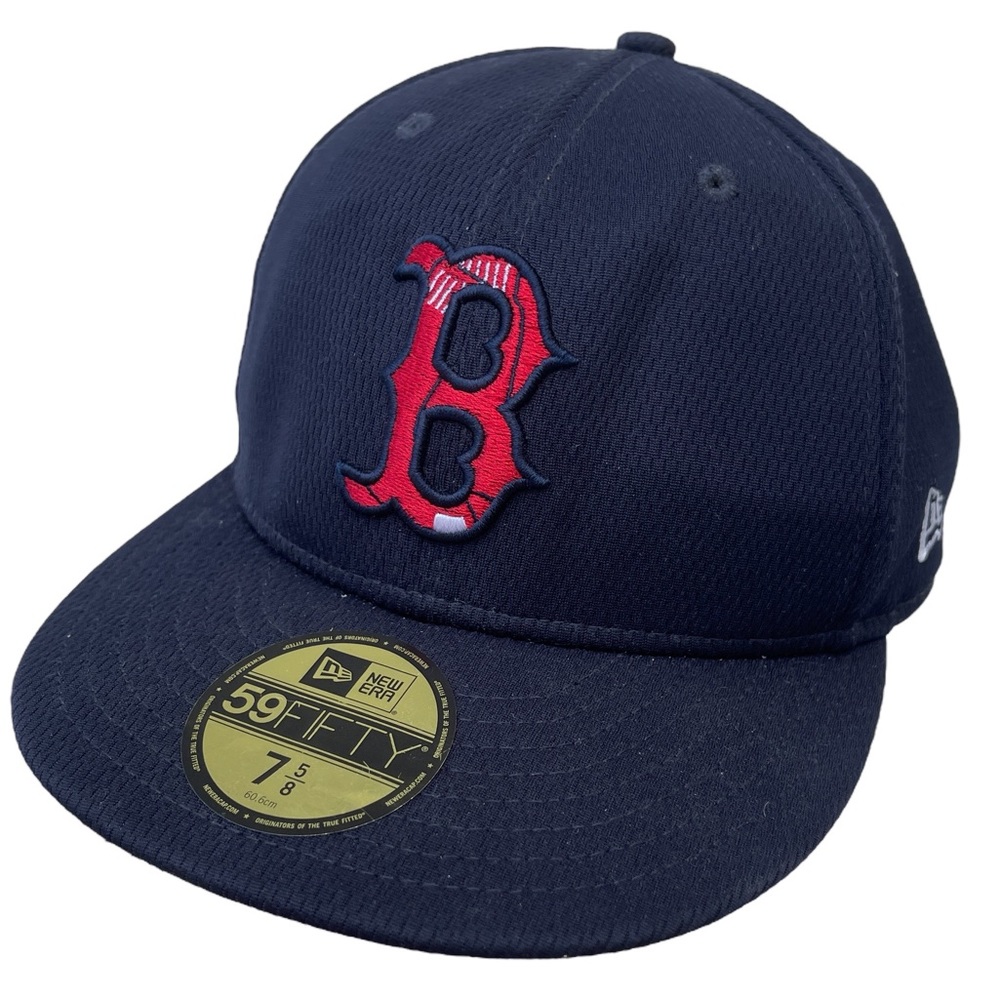 MLB Boston Red Socks ERA Official On-field Cap 59FIFTY NEW 7-5/8 Baseball hat